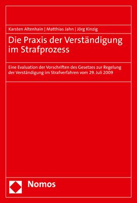 Produktbild: Die Praxis der Verst&auml;ndigung im Strafprozess