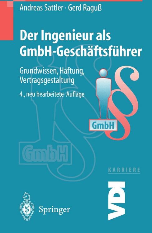 Produktbild: Der Ingenieur als GmbH-Gesch&auml;ftsf&uuml;hrer
