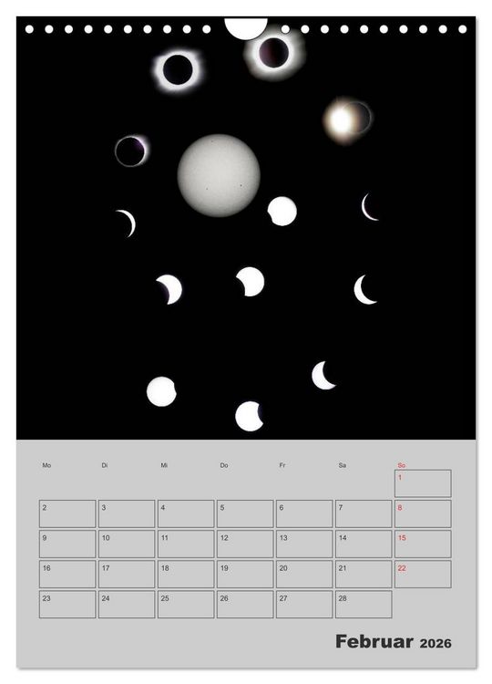 Produktbild: Wunderbares Universum (Wandkalender 2026 DIN A4 hoch), CALVENDO Monatskalender