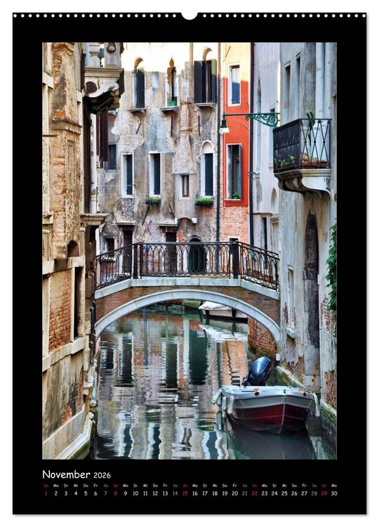 Produktbild: Venedig (hochwertiger Premium Wandkalender 2026 DIN A2 hoch), Kunstdruck in Hochglanz