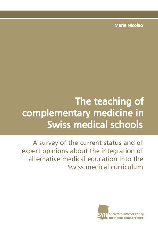 Produktbild: The teaching of complementary medicine in Swiss medical schools