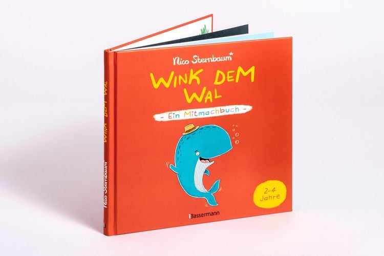 Produktbild: Wink dem Wal - Ein Mitmachbuch zum Sch&uuml;tteln, Schaukeln, Pusten, Klopfen und sehen, was dann passiert