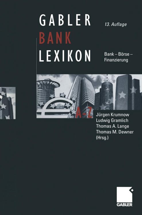 Produktbild: Gabler Bank-Lexikon