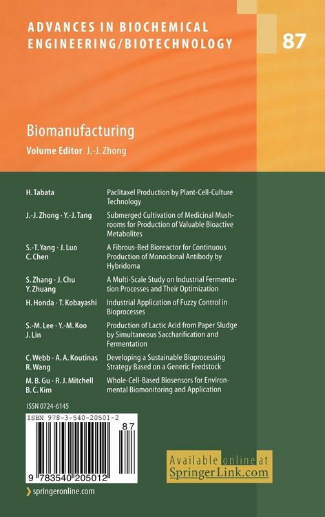 Produktbild: Biomanufacturing