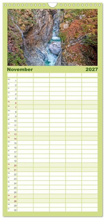 Produktbild: Familienplaner 2027 - Im S&uuml;den von &Ouml;sterreich mit 5 Spalten (Wandkalender, 21 x 45 cm) CALVENDO