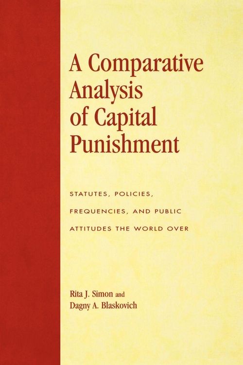 Produktbild: Comparative Analysis of Capital Punishment