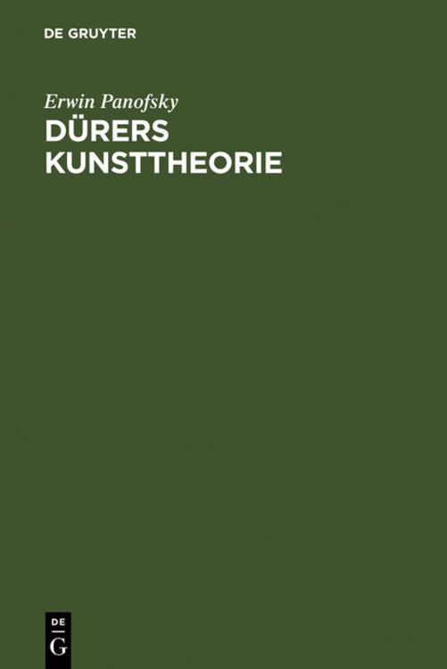 Produktbild: D&uuml;rers Kunsttheorie