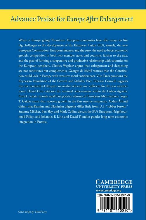 Produktbild: Europe After Enlargement