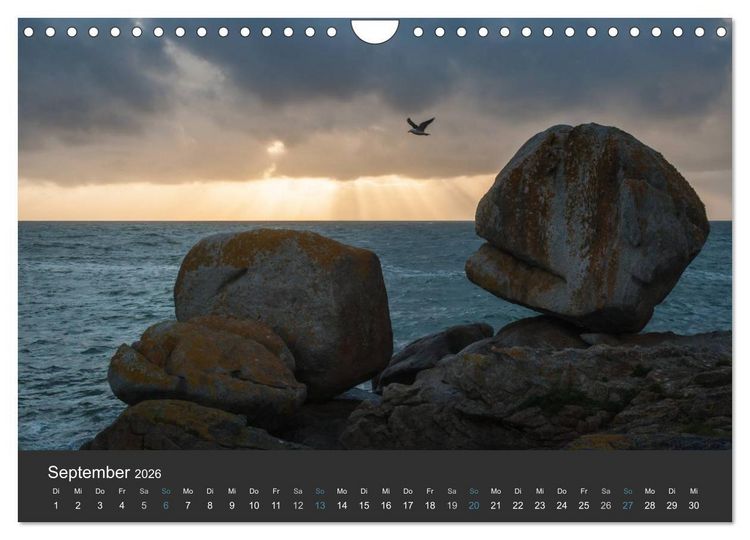 Produktbild: Bretagne - Land am Meer (Wandkalender 2026 DIN A4 quer), CALVENDO Monatskalender