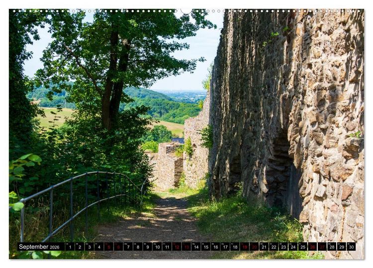 Produktbild: Blankenberg Burg und Stadt (Wandkalender 2026 DIN A2 quer), CALVENDO Monatskalender