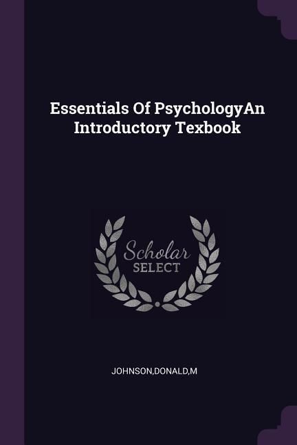 Produktbild: Essentials Of PsychologyAn Introductory Texbook
