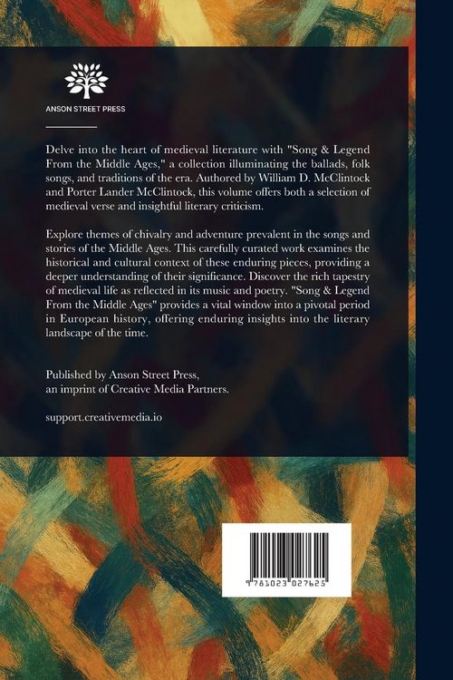 Produktbild: Song and Legend From the Middle Ages