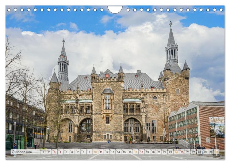 Produktbild: Aachen Impressionen (Wandkalender 2026 DIN A4 quer), CALVENDO Monatskalender