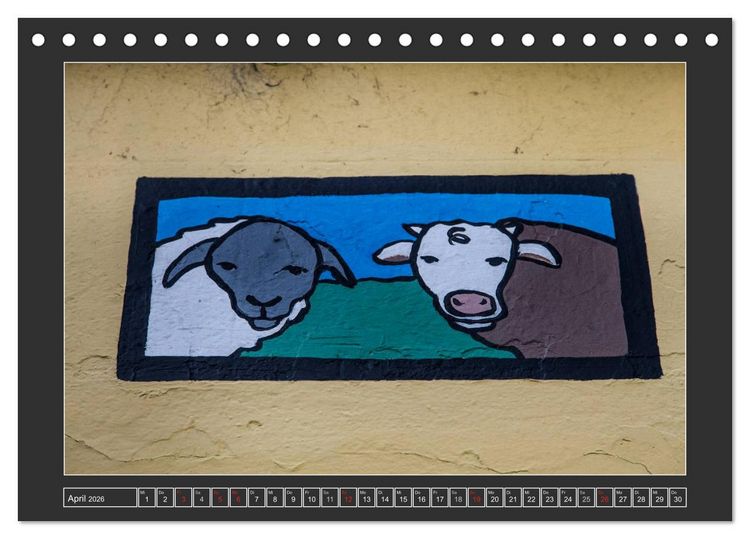 Produktbild: IRLAND - Insel der gl&uuml;cklichen Schafe (Tischkalender 2026 DIN A5 quer), CALVENDO Monatskalender