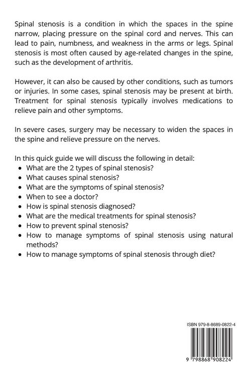 Produktbild: Spinal Stenosis Diet