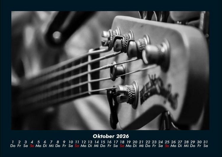Produktbild: Musik 2026 Fotokalender DIN A4