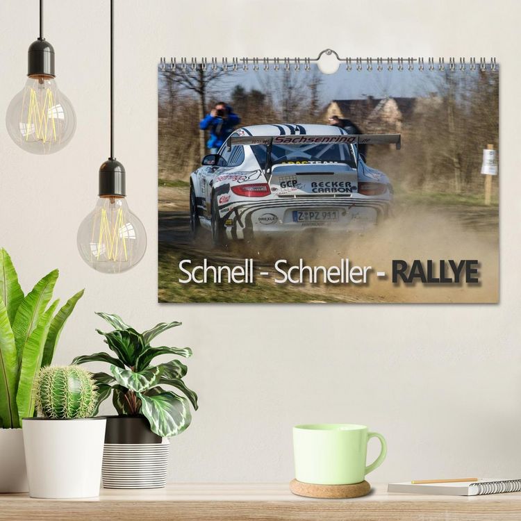 Produktbild: Schnell - Schneller - Rallye (Wandkalender 2026 DIN A4 quer), CALVENDO Monatskalender