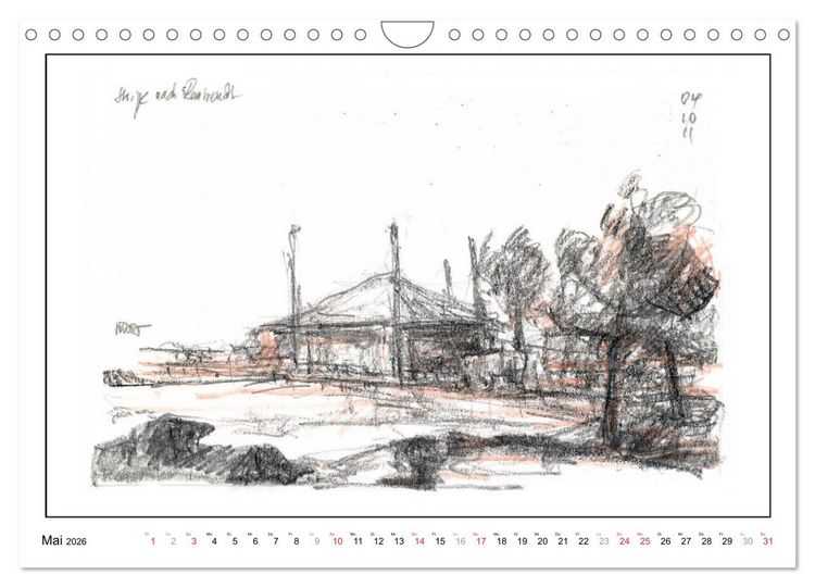Produktbild: Rembrandt Landschaften wgVoigt (Wandkalender 2026 DIN A4 quer), CALVENDO Monatskalender