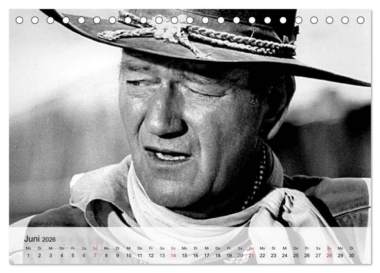 Produktbild: Westernhelden der Kinoleinwand (Tischkalender 2026 DIN A5 quer), CALVENDO Monatskalender