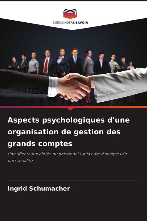 Produktbild: Aspects psychologiques d'une organisation de gestion des grands comptes