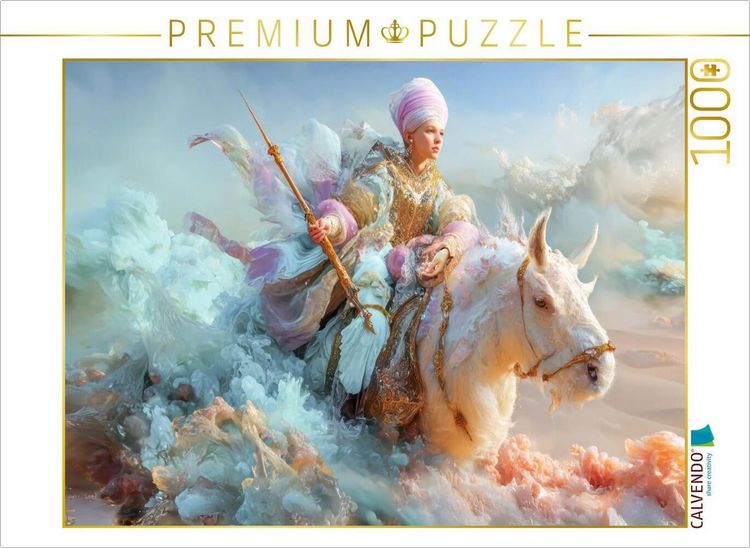 Produktbild: CALVENDO Puzzle Ritte auf Fantasiekreaturen | 1000 Teile Lege-Gr&ouml;&szlig;e 64x48cm Foto-Puzzle f&uuml;r gl&uuml;ckliche Stunden