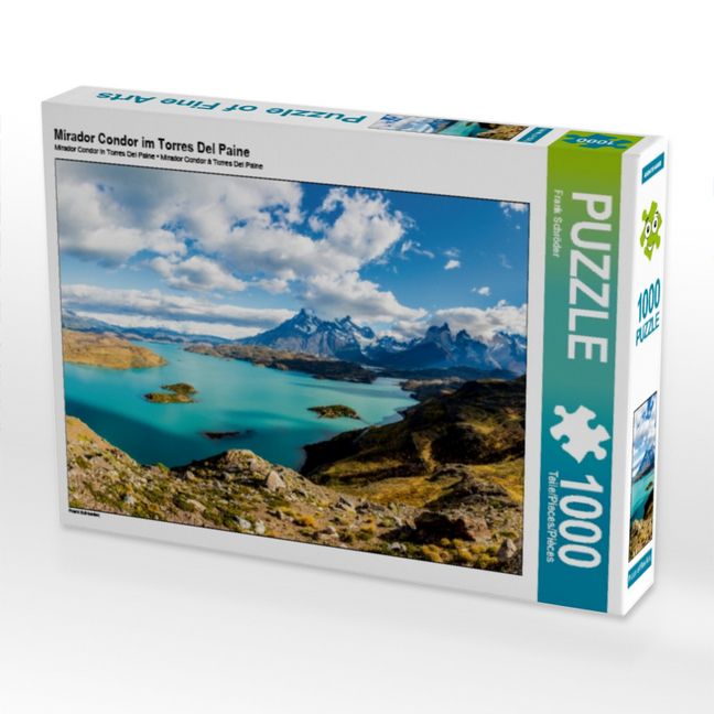 Produktbild: CALVENDO Puzzle Mirador Condor im Torres Del Paine | 1000 Teile Lege-Gr&ouml;&szlig;e 64x48cm Foto-Puzzle f&uuml;r gl&uuml;ckliche Stunden