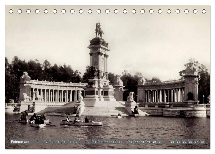 Produktbild: Erinnerungen an das alte Madrid (Tischkalender 2026 DIN A5 quer), CALVENDO Monatskalender