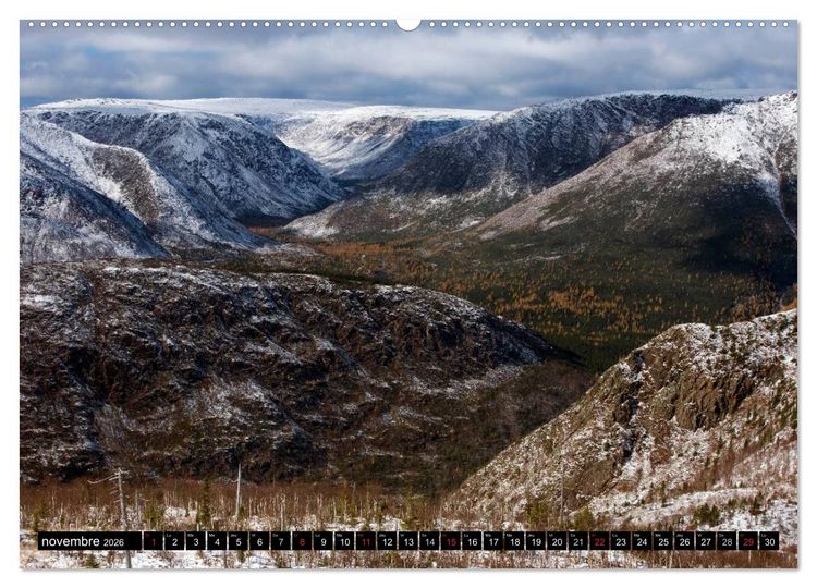 Produktbild: GASP&Eacute;SIE. Parc National du Qu&eacute;bec (Calendrier mural 2026 DIN A2 vertical) calendrier de bureau