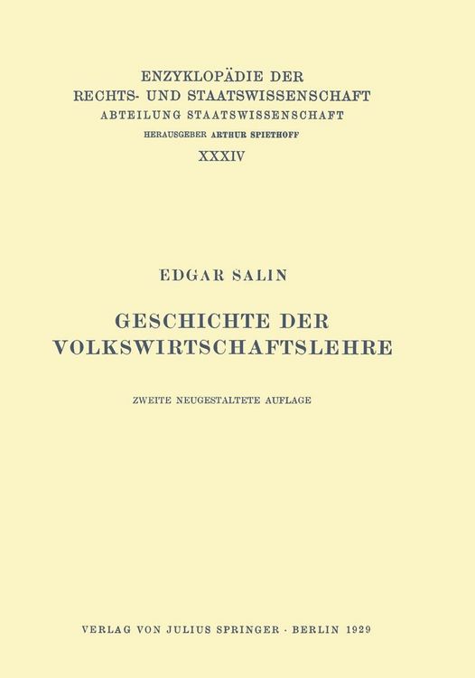 Produktbild: Geschichte der Volkswirtschaftslehre