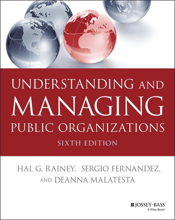 Produktbild: Understanding and Managing Public Organizations