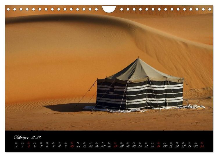 Produktbild: Faszination W&uuml;ste (Wandkalender 2027 DIN A4 quer), CALVENDO Monatskalender