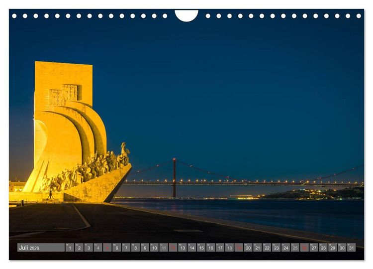 Produktbild: Metropole Lissabon (Wandkalender 2026 DIN A4 quer), CALVENDO Monatskalender