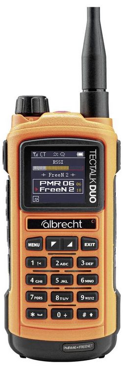Produktbild: Albrecht Tectalk Duo PMR446 + Freenet 29149.S1 Freenet-Funkger&auml;t 2er Set