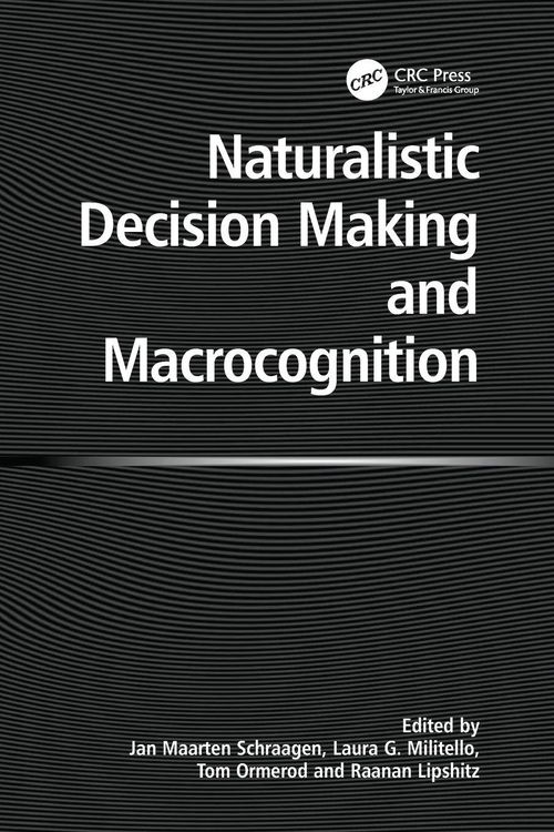 Produktbild: Naturalistic Decision Making and Macrocognition