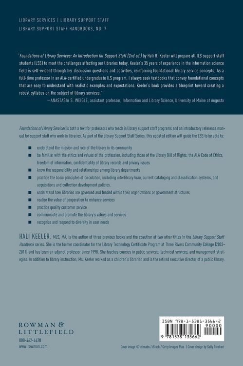 Produktbild: Foundations of Library Services