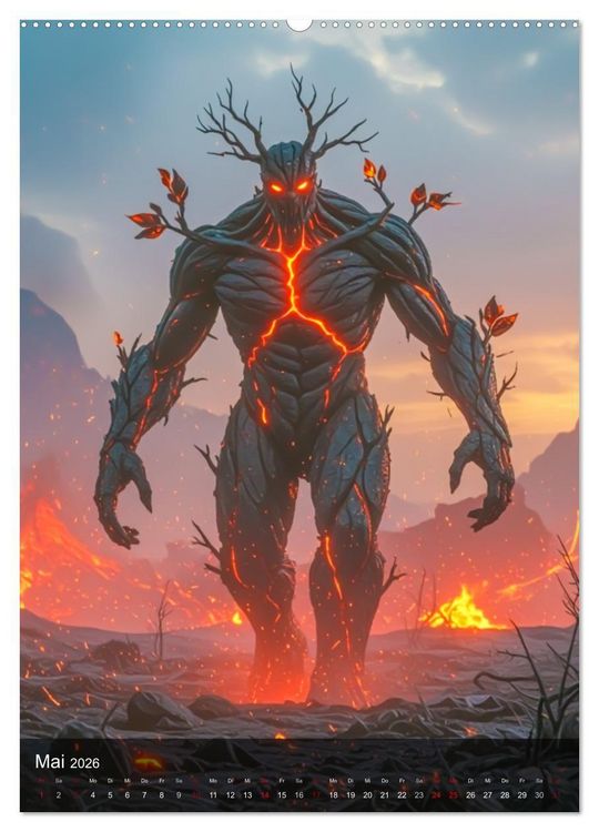 Produktbild: Flora sapiens - Der Aufstieg der Pflanzen (Wandkalender 2026 DIN A2 hoch), CALVENDO Monatskalender