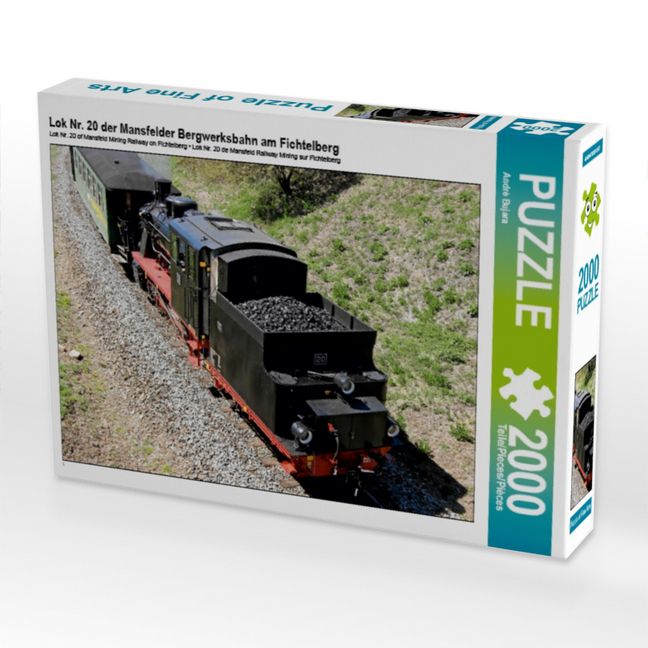 Produktbild: Lok Nr. 20 der Mansfelder Bergwerksbahn am Fichtelberg (Puzzle)