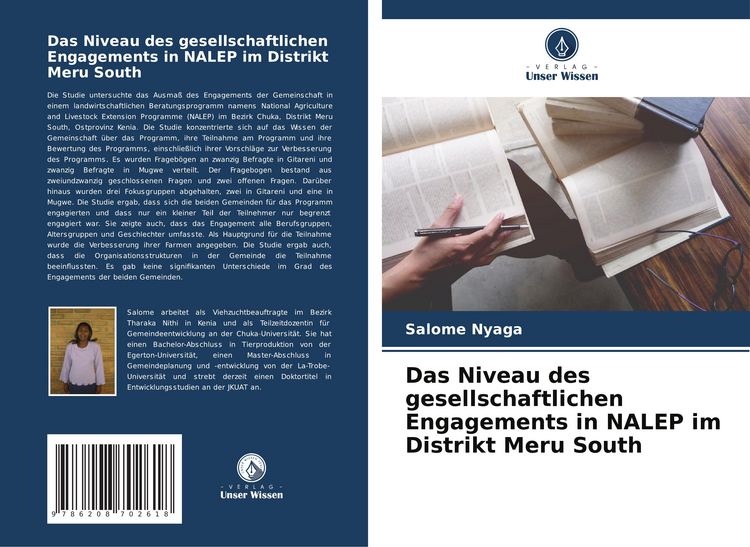Produktbild: Das Niveau des gesellschaftlichen Engagements in NALEP im Distrikt Meru South