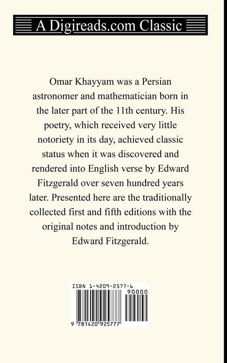 Produktbild: Rubaiyat of Omar Khayyam