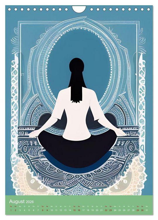 Produktbild: Meditation verbindet (Wandkalender 2026 DIN A4 hoch), CALVENDO Monatskalender