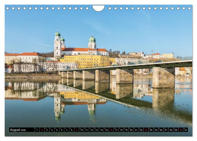 Produktbild: Passau, das Venedig Bayerns (Wandkalender 2026 DIN A4 quer), CALVENDO Monatskalender