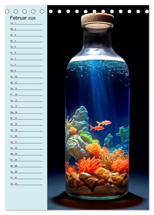Produktbild: Voll die Flasche (Tischkalender 2026 DIN A5 hoch), CALVENDO Monatskalender