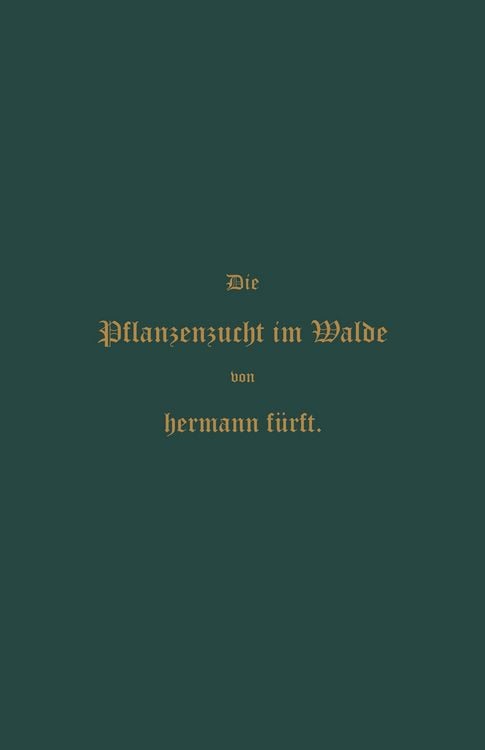 Produktbild: Pflanzenzucht im Walde