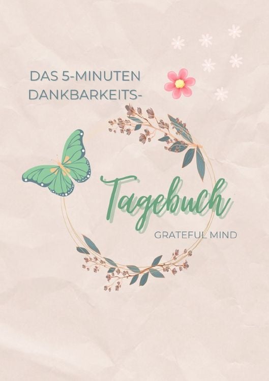 Produktbild: Das 5-Minuten Dankbarkeits-Tagebuch