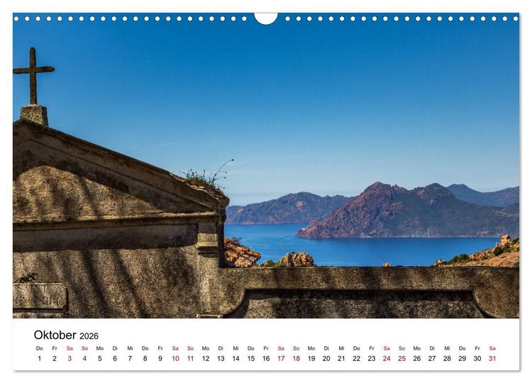 Produktbild: Korsika - Die Sch&ouml;ne im MIttelmeer (Wandkalender 2026 DIN A3 quer), CALVENDO Monatskalender