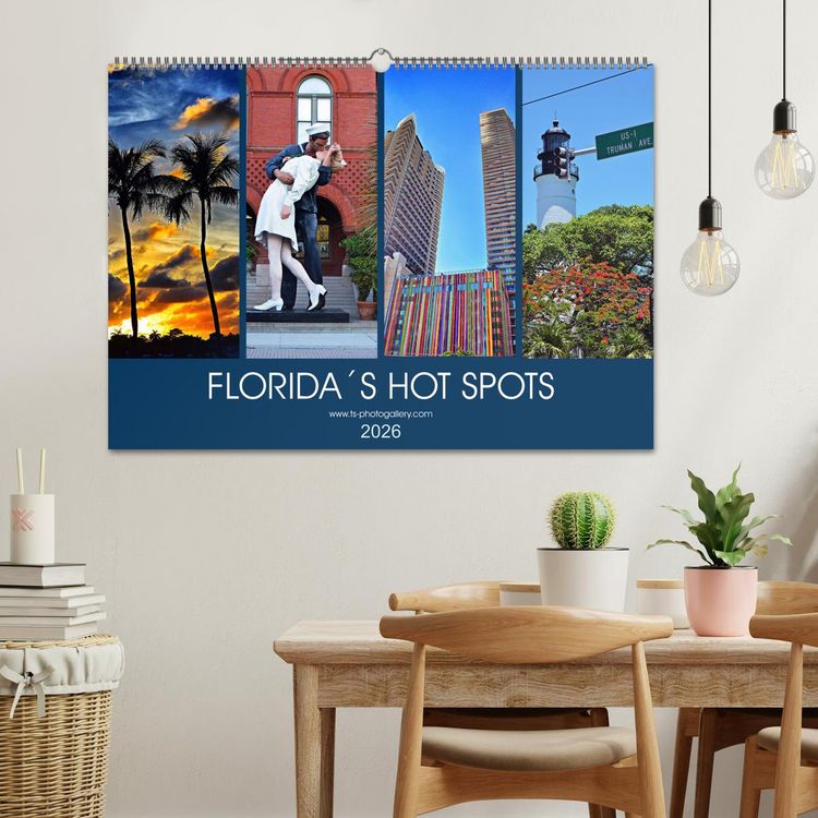 Produktbild: Florida Spots II (Wandkalender 2026 DIN A2 quer), CALVENDO Monatskalender