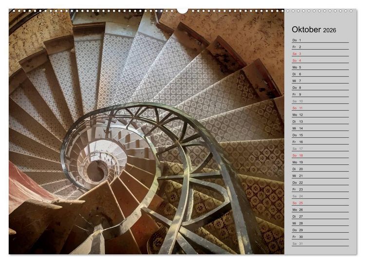 Produktbild: Faszination Treppen (hochwertiger Premium Wandkalender 2026 DIN A2 quer), Kunstdruck in Hochglanz