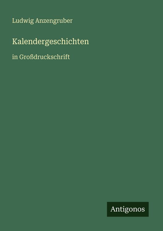Produktbild: Kalendergeschichten