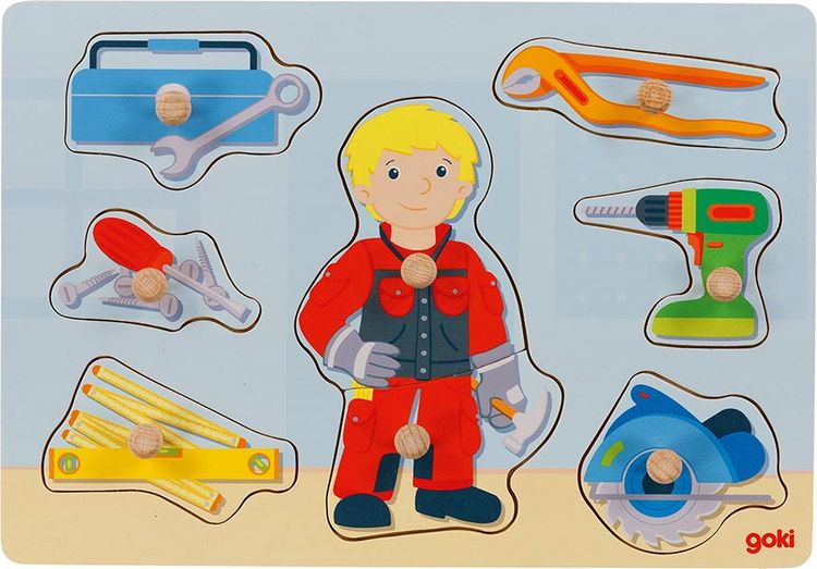Produktbild: Steckpuzzle Handwerker