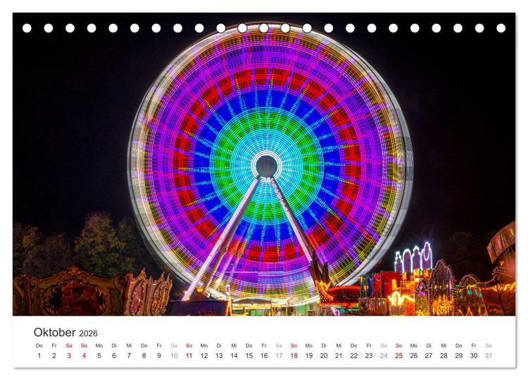 Produktbild: D&auml;mmerung in der Metropolregion Rhein-Neckar (Tischkalender 2026 DIN A5 quer), CALVENDO Monatskalender
